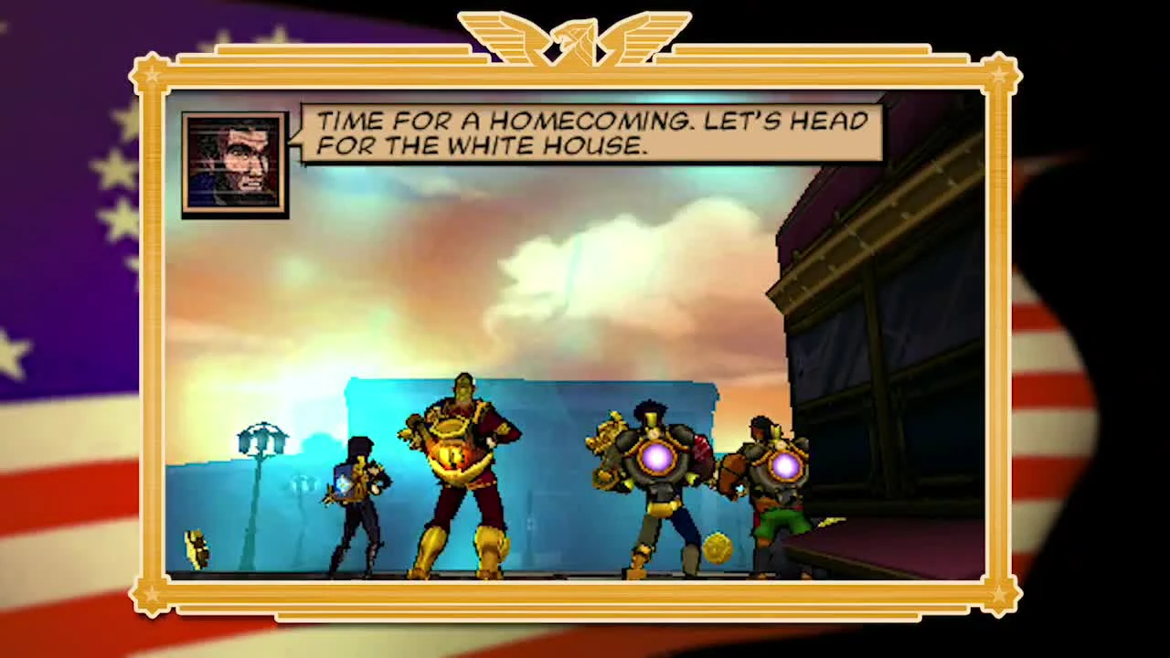 Code Name: S.T.E.A.M. "Трейлер с Авраамом Линкольном"