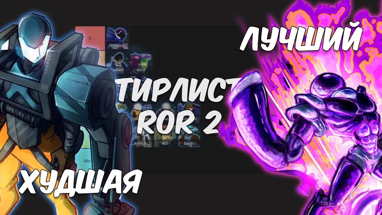 Тир-лист персонажей Risk of Rain 2: объективная оценка 17 выживших