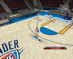 NBA 2K9 "Oklahoma Thunder площадка"