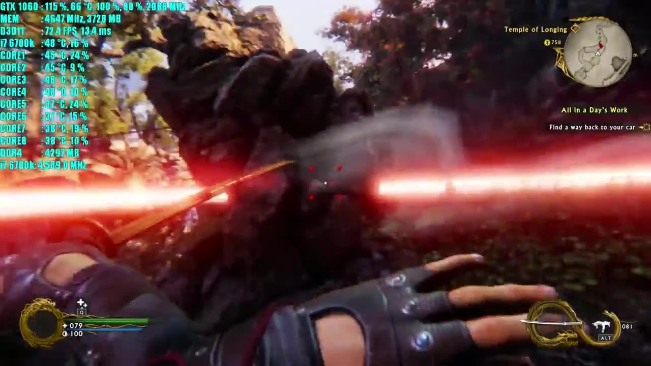 Shadow Warrior 2 GTX 1060 6GB OC | 1080p - 1440p & (4K) 2160p | Фреймрейт ТЕСТ