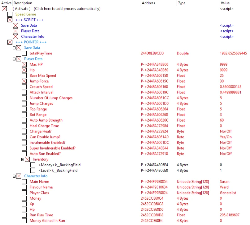 Source of Madness "Таблица для Cheat Engine" [1.0.1] {ReskyAW}