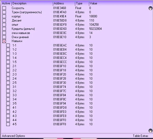 Starpoint Gemini 2 - ALL DLC: Таблица для CheatEngine (+28) [6.5.1] {Ouma Shu}