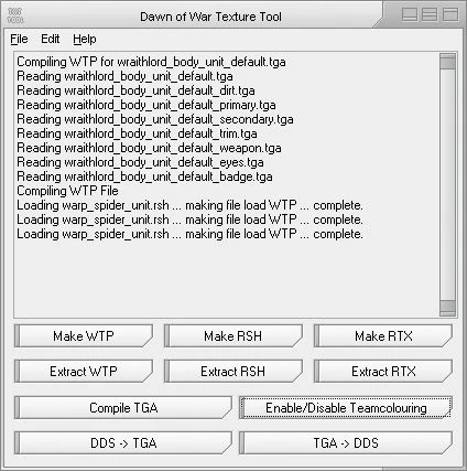 Dawn of War Texture Tool