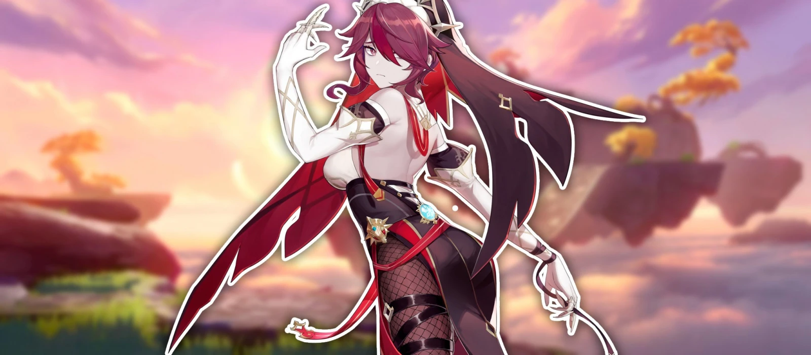 Косплей Розарии из Genshin Impact