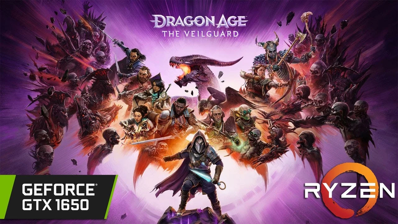 Тест производительности Dragon Age: The Veilguard на GTX 1650 с разными настройками