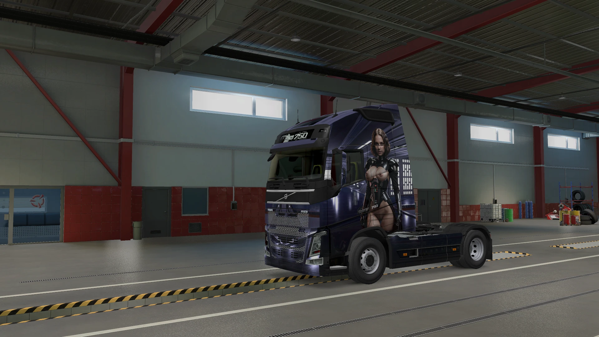 Euro Truck Simulator 2 "Эротический скин Volvo FH с Darth Vader "