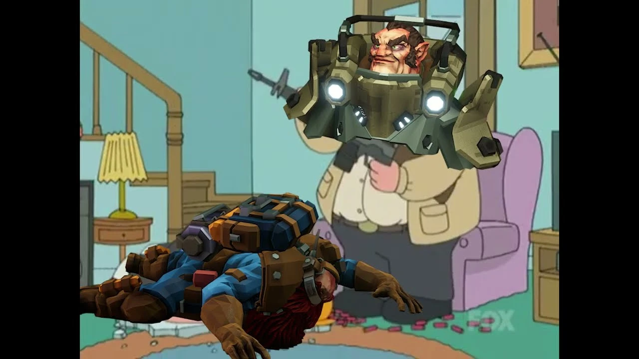 Когда ты забыл, что там находится дыра от пополнения запасов