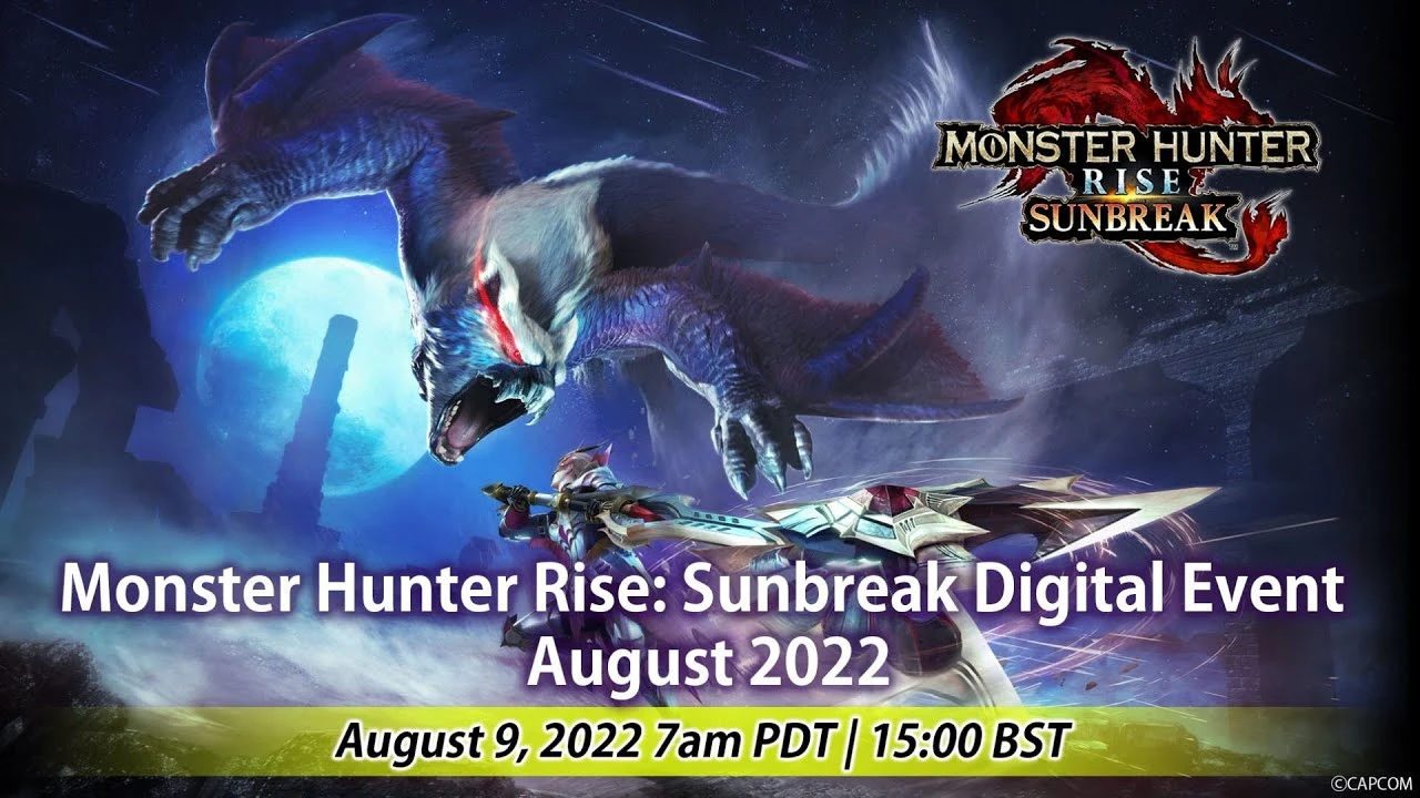 Цифровое мероприятие Monster Hunter Rise Sunbreak состоится 9 августа