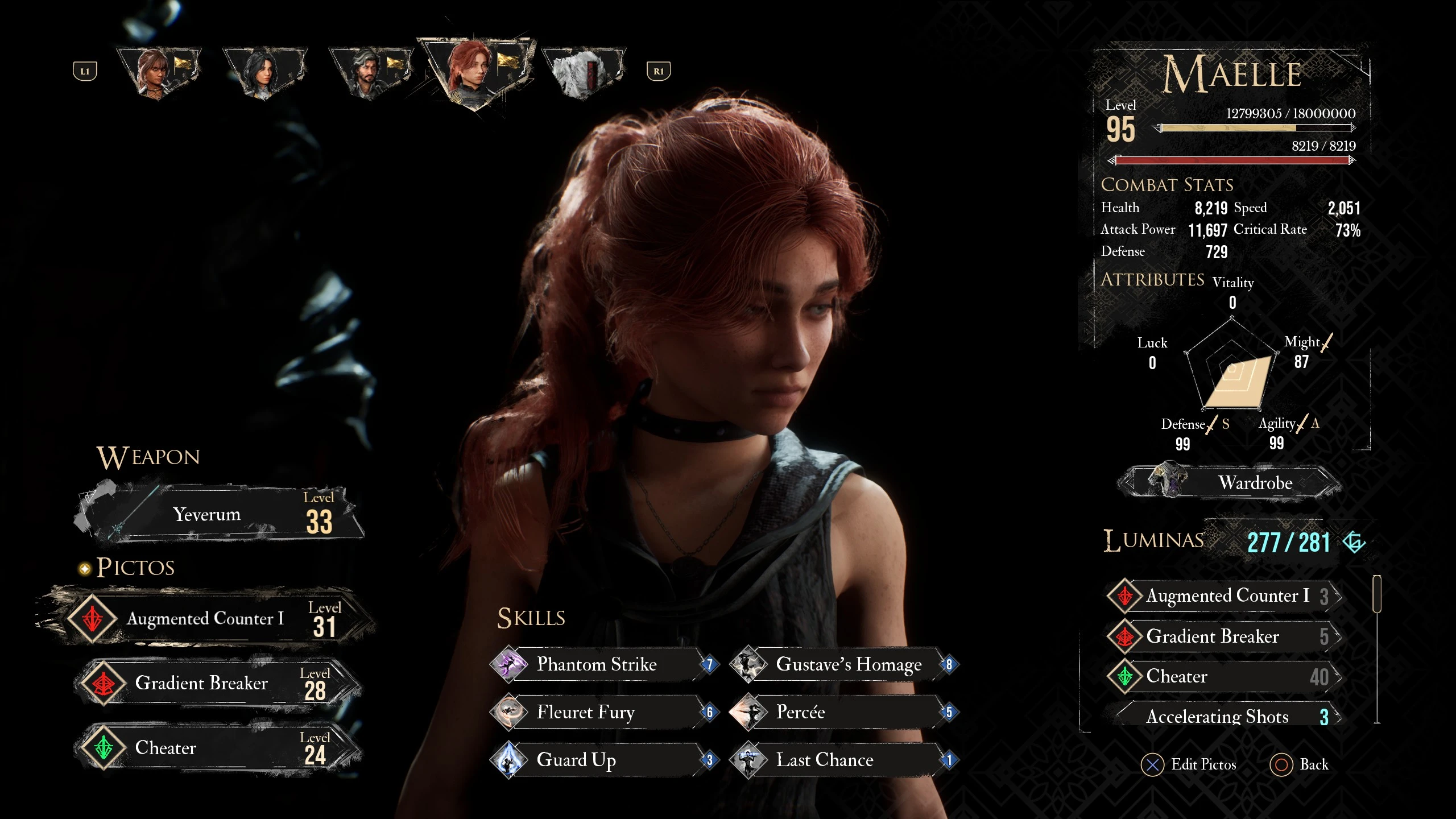 Clair Obscur: Expedition 33 "Одежда Ирис для Маэль"