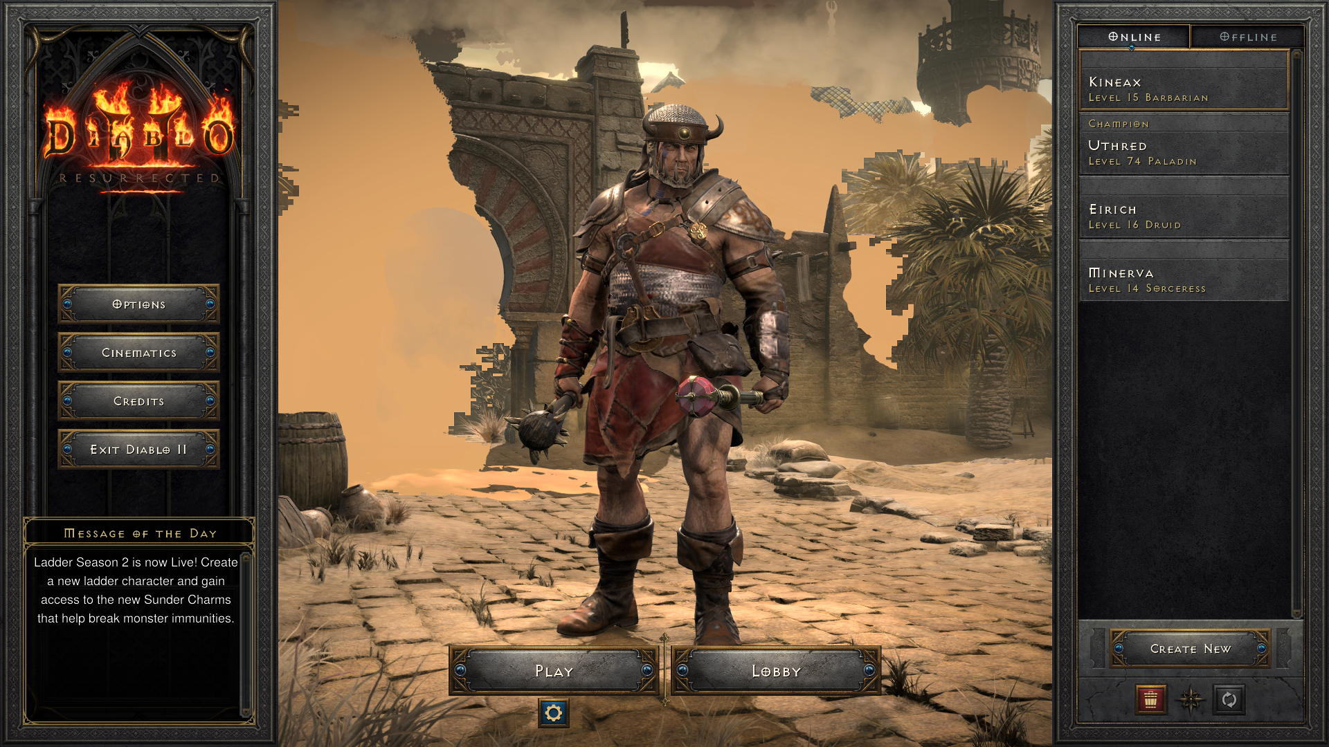 Мыльные текстуры в Diablo 2 Resurrected