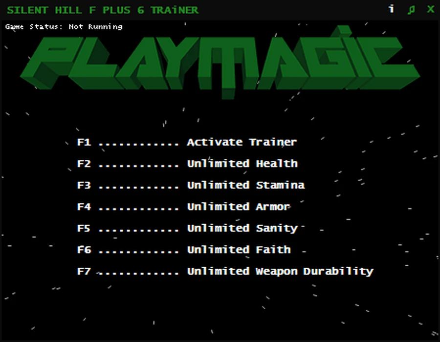 Silent Hill f "Трейнер +6" [RUNE] {PLAYMAGiC}