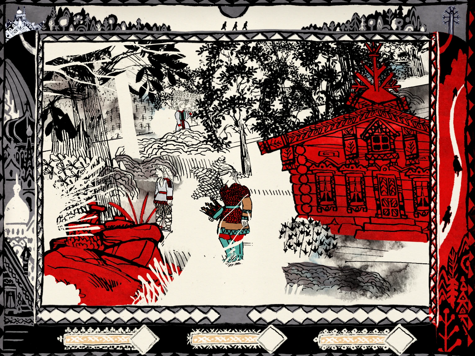 Forest of Sleep - рисованное приключение по мотивам русских сказок