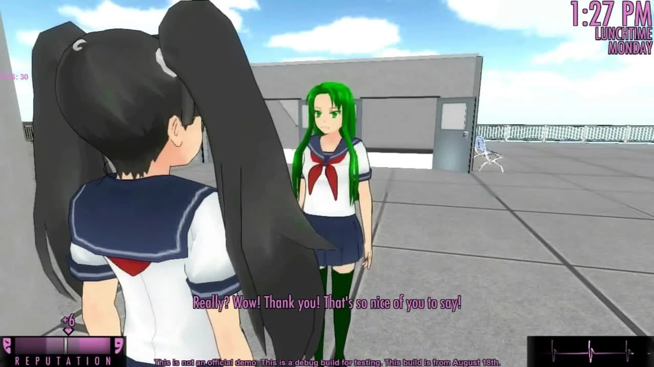 AKR играет в Yandere Simulator