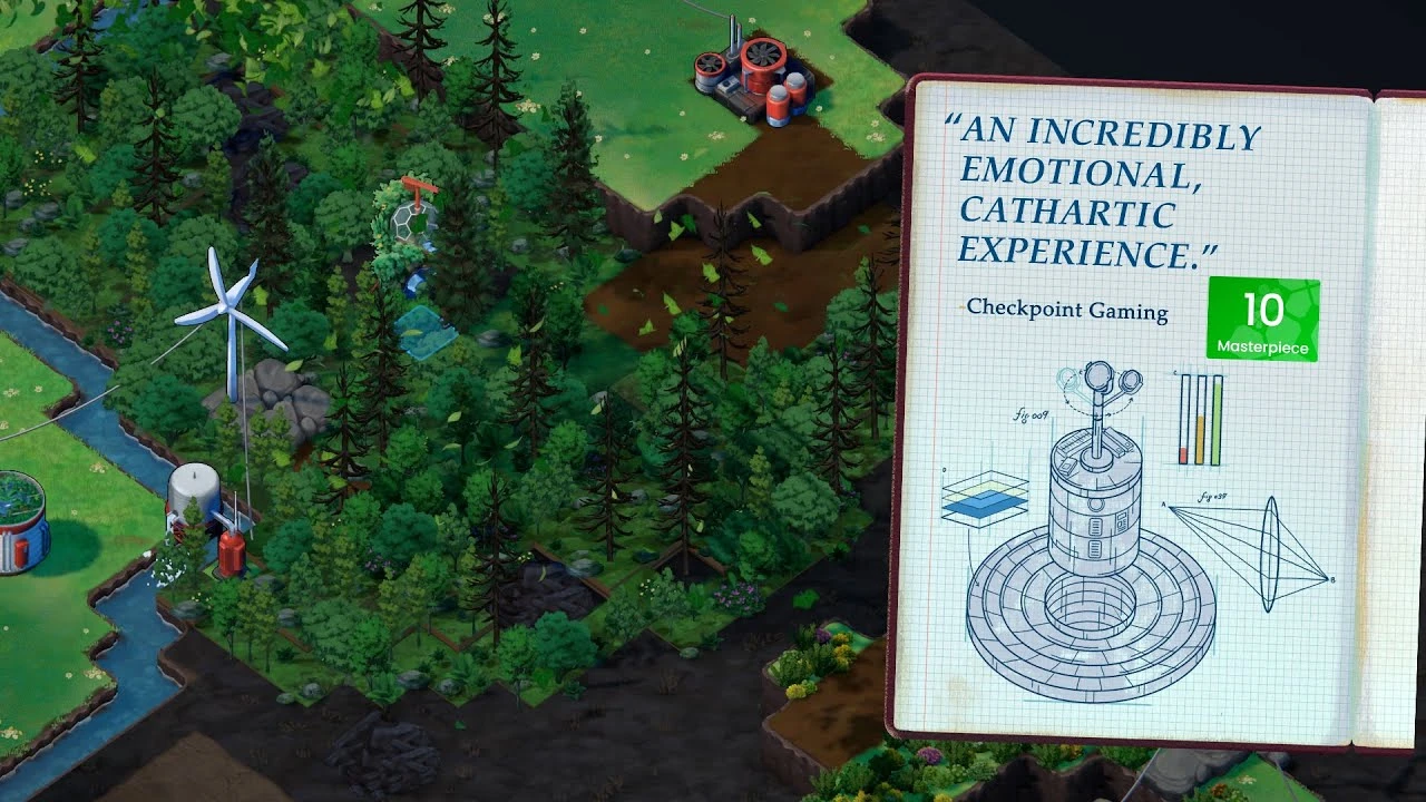 Медитативная стратегия Terra Nil получила хвалебный трейлер