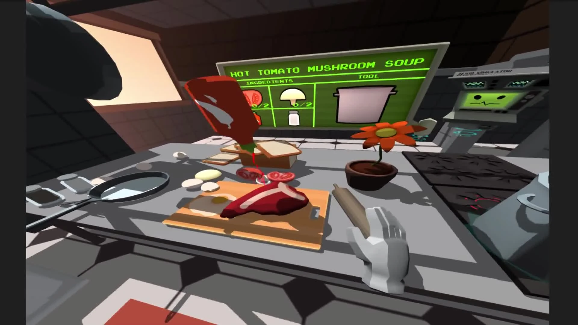 Первым анонсированным проектом для SteamVR стал симулятор работы