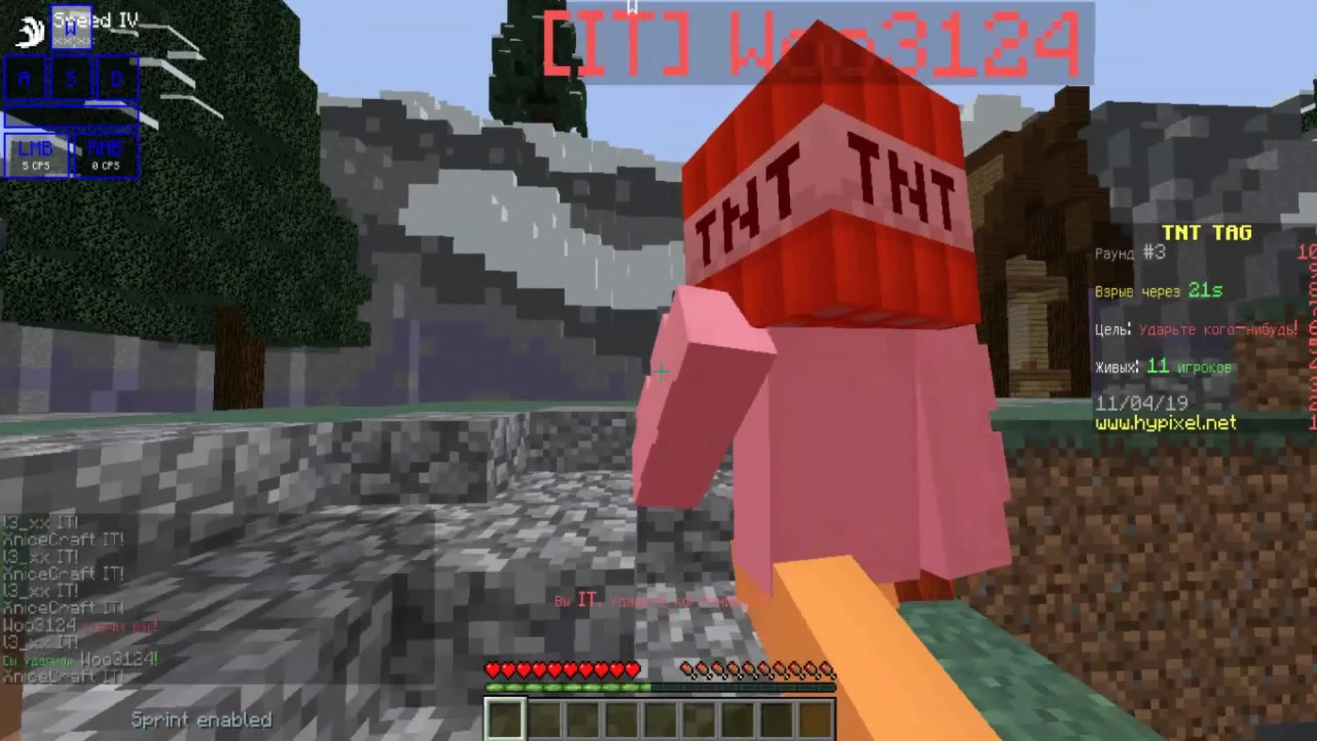 Том и джерри в майнкрафте! Тнт тег ! Догонялки!