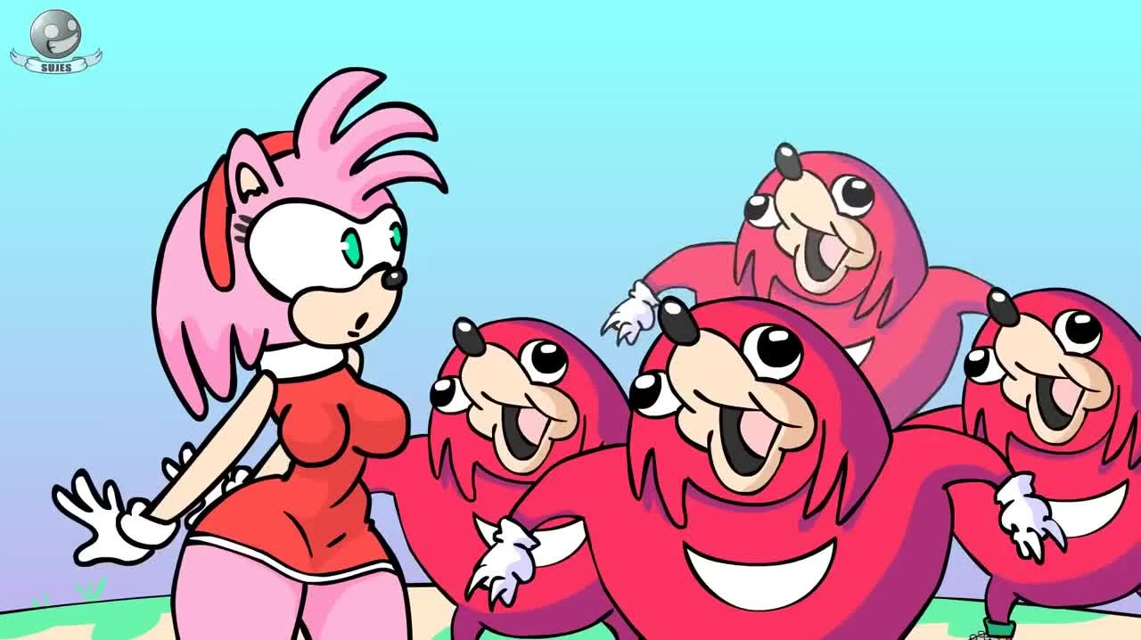 Уганда Наклз украл королеву у Соника (анимация)