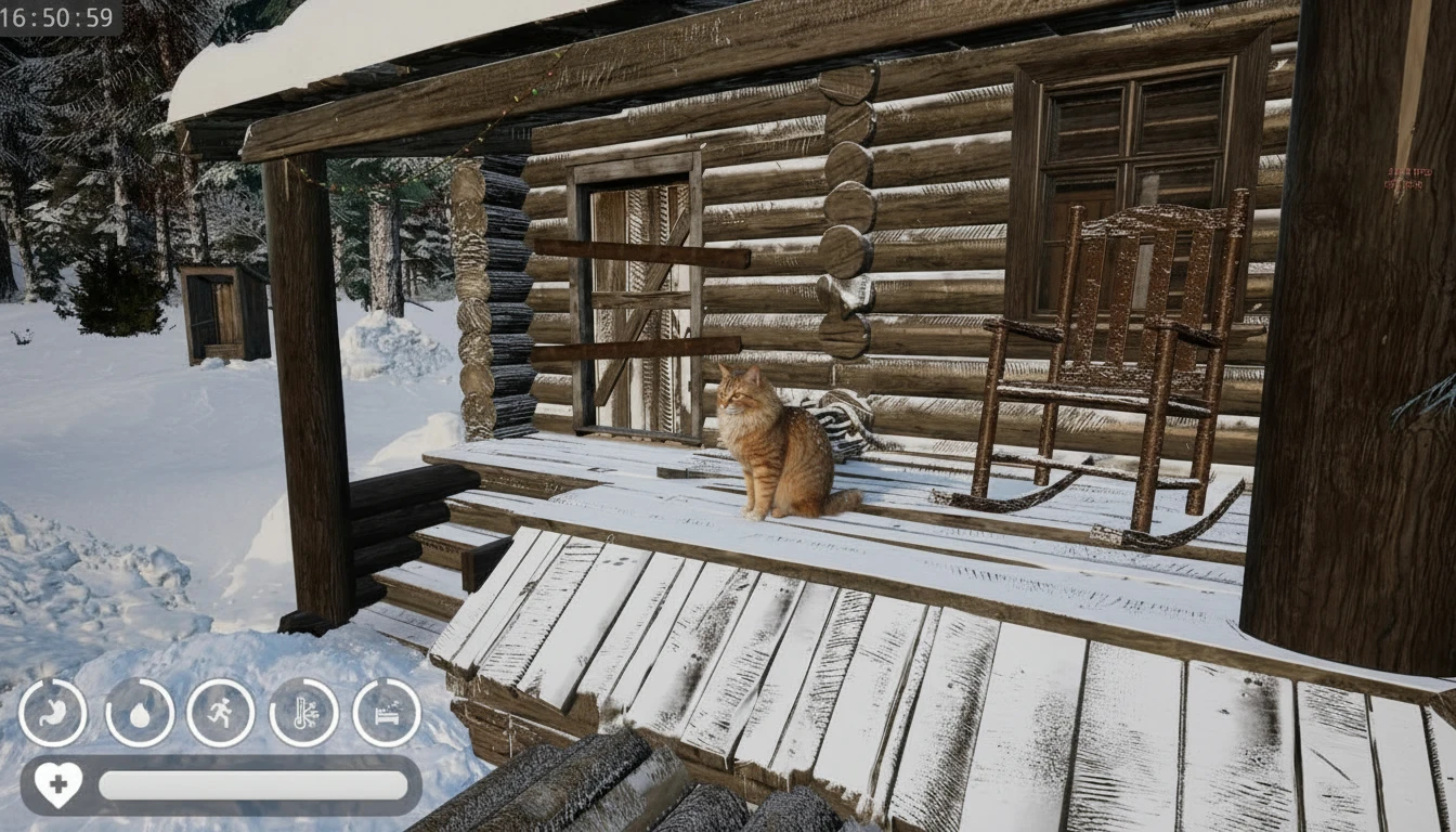 Добавим уюта в "Зимнюю хижину"? Готовы приютить кота?