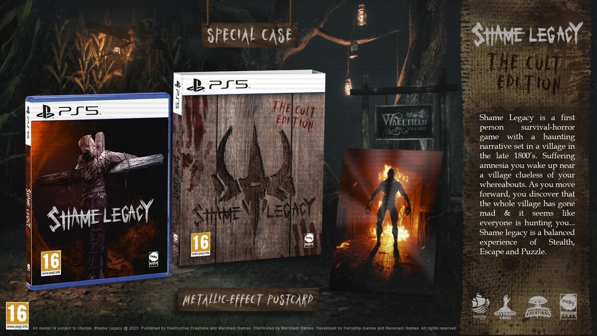 Хоррор от первого лица Shame Legacy Cult Edition стал доступен для PlayStation 5