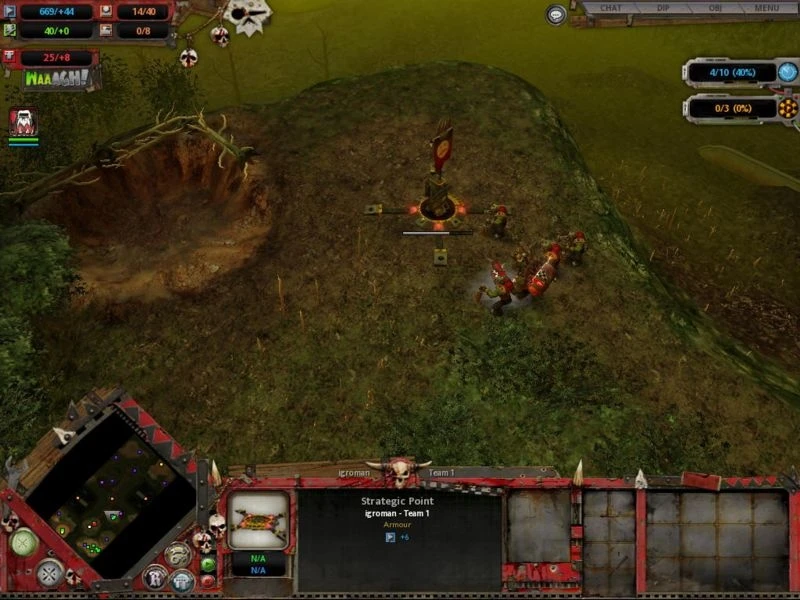 Warhammer 40,000: Dawn Of War - Dark Crusade "Карта - Necrontyr Rising"