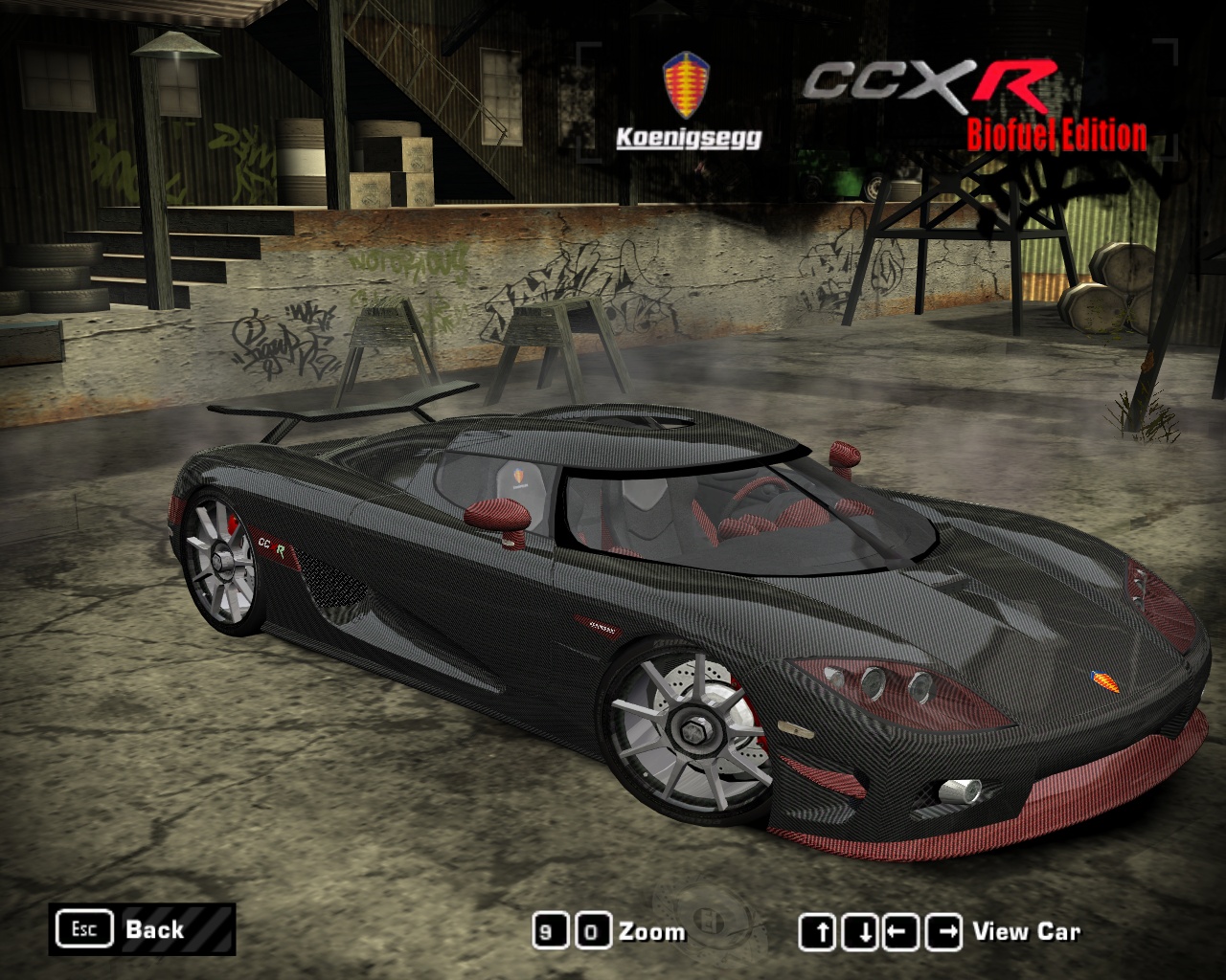 NFS Most Wanted "Koinegsegg CXRR"