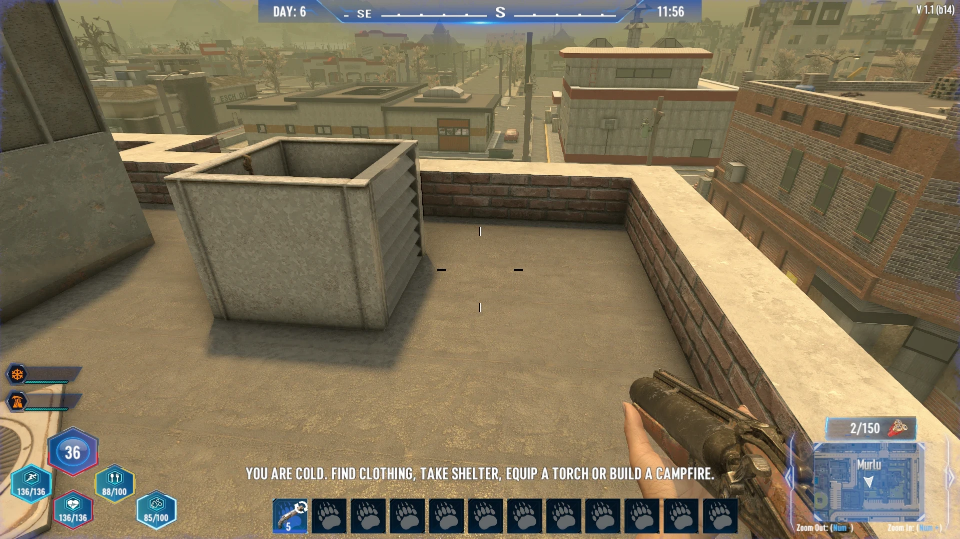 7 Days To Die "Охотник на зомби: sci-fi мини-карта"