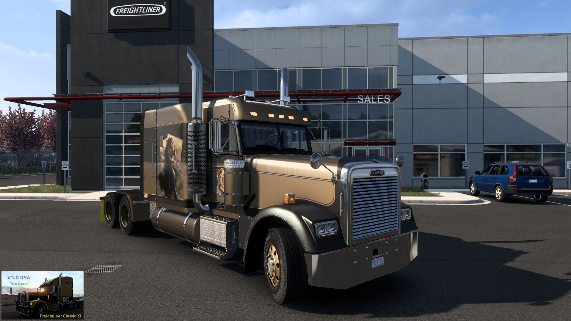 American Truck Simulator "Freightliner Classic XL V3.2 (BSA public)" [v1.53]
