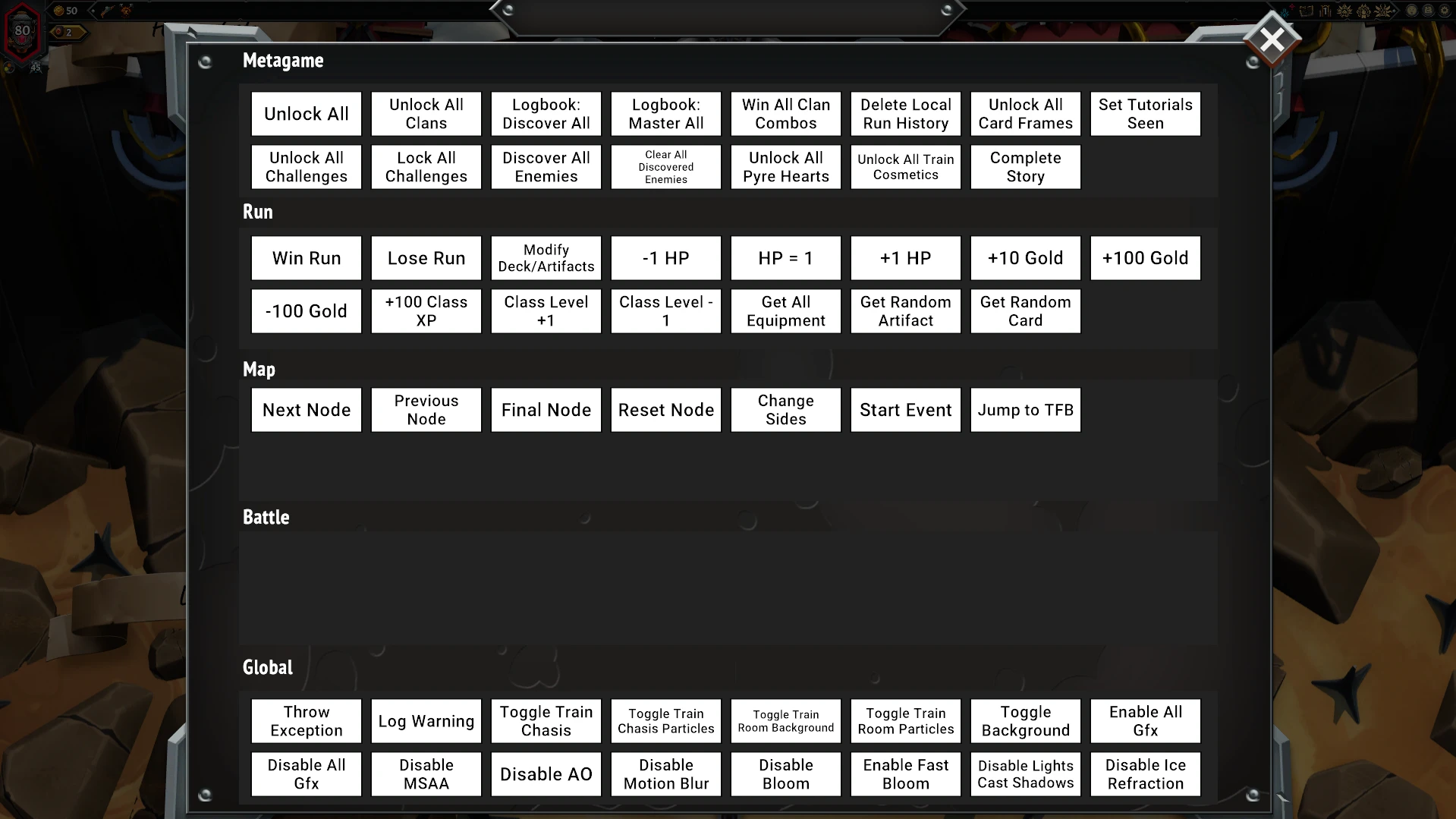 Monster Train 2 "Чит-Мод - Здоровье, опыт, уровень и пр" [1.2] {PattyHoswell}