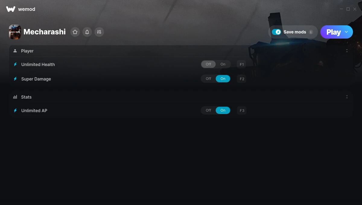 Mecharashi "Трейнер +3" [UPD: 17.08.2025] {MrAntiFun / WeMod}