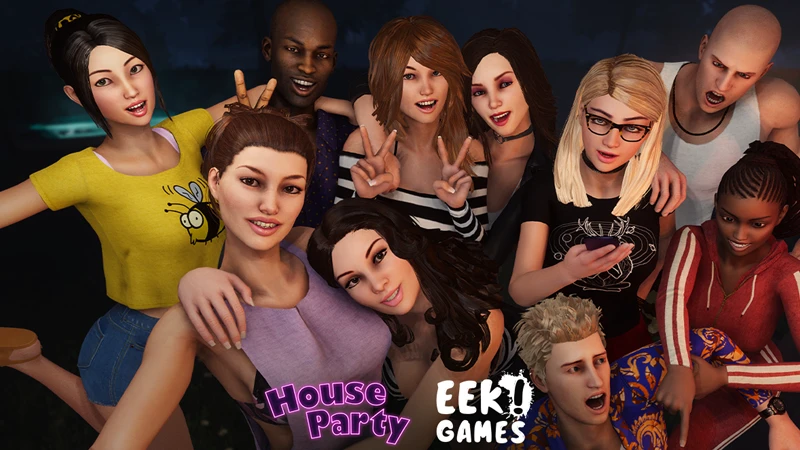 Развратная адвенчура House Party, где вы можете "оторваться" по полной на вечеринке, вышла в релиз!