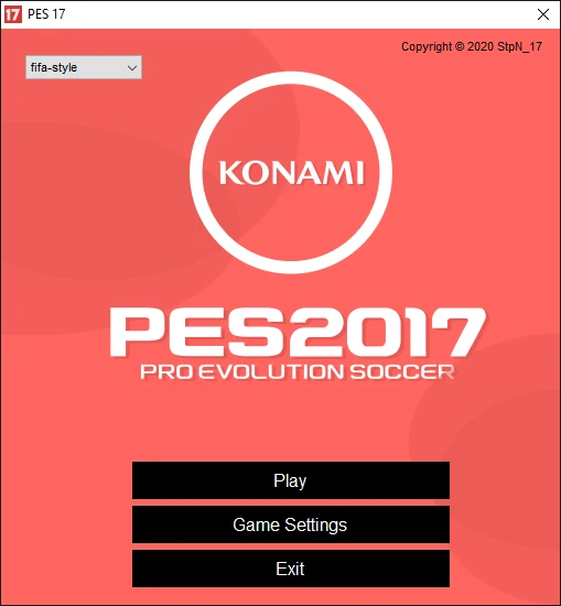 PES 2017 "Лаунчер FIFA [StpN_17]"