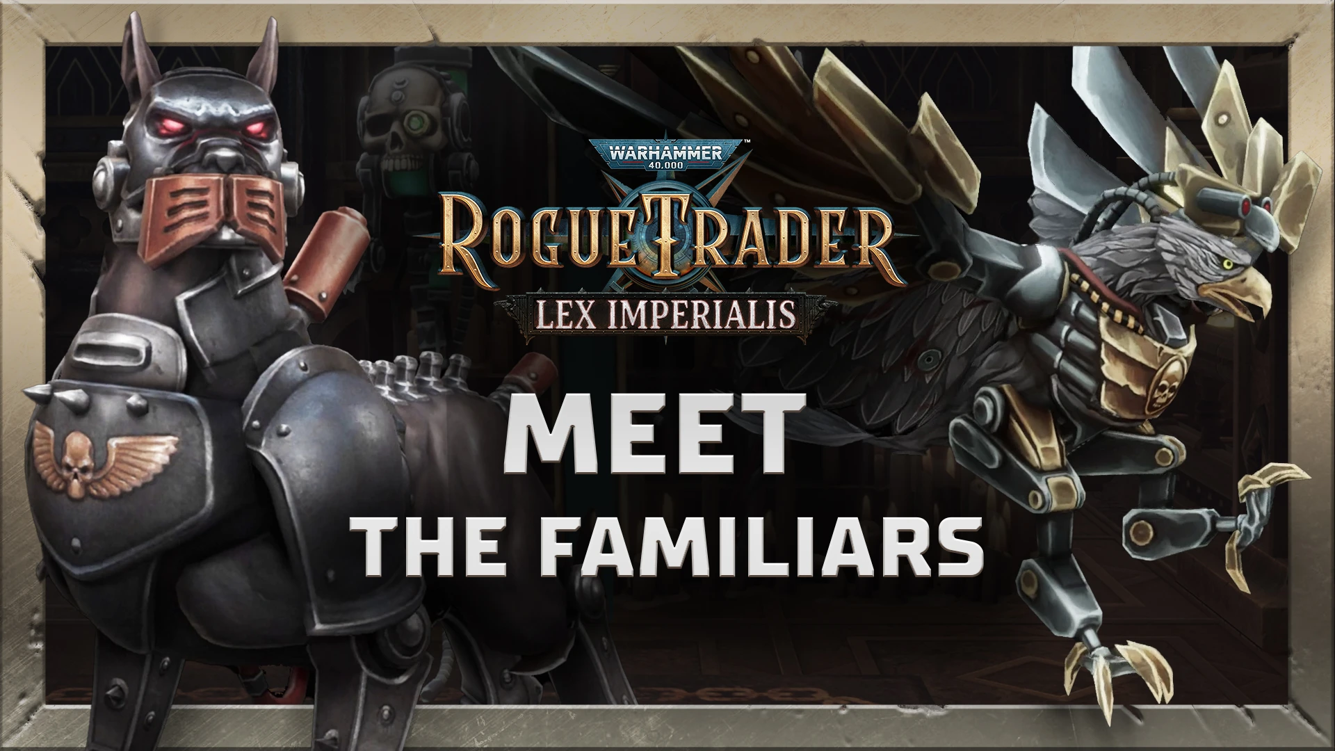 Создатели Warhammer 40,000: Rogue Trader представили Фамильяров из дополнения Lex Imperialis