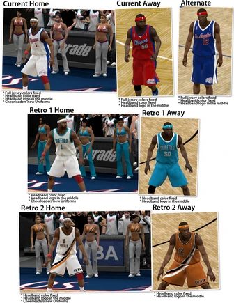 NBA 2K9 "Los Angeles Clippers формы"