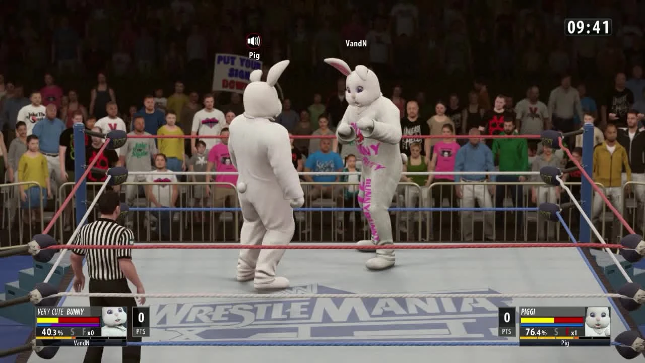 WWE 2K16 "Нашествие Кроликов ИЛИ Неверояная Битва в Онлайне"