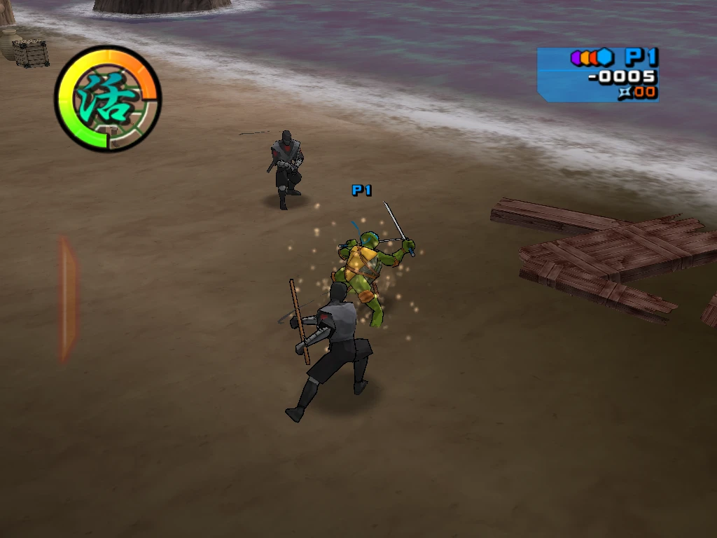 Teenage Mutant Ninja Turtles 2: Battle Nexus "Мод на футов 60-х"