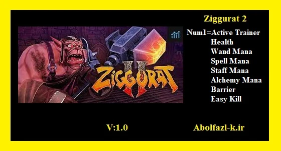 Ziggurat 2: Трейнер/Trainer (+7) [1.0] {Abolfazl.k}