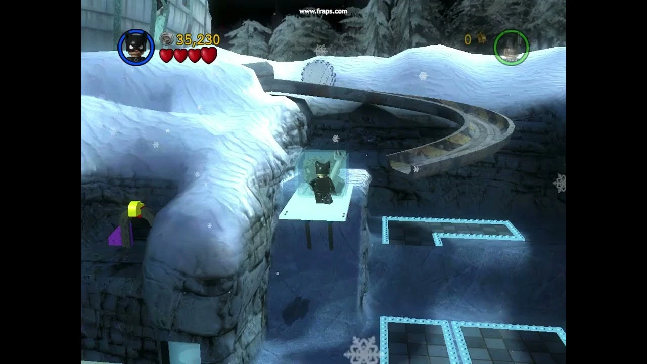 Провалился в сугроб