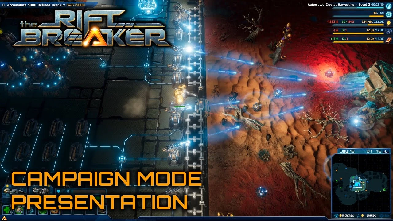 В научно-фантастической игре The Riftbreaker появится режим кампании