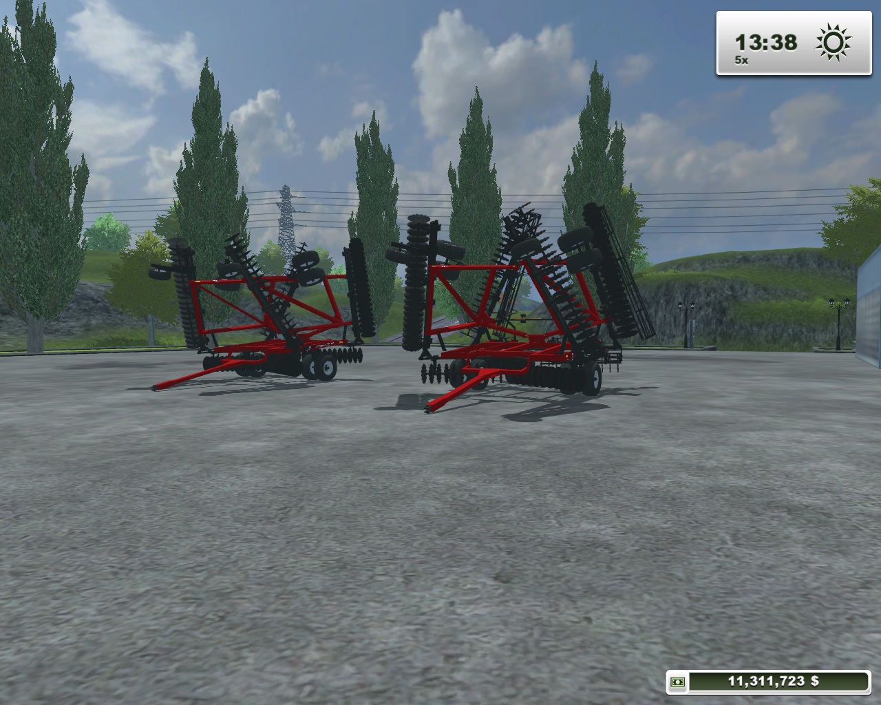 Farming Simulator 2013 "Case IH Disk Pack [две дисковых бороны]"