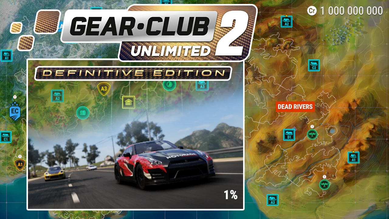 Gear.Club Unlimited 2 "Сохранение - Начало игры, много денег"