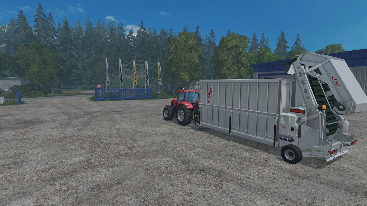 Farming Simulator 15 "Fliegl Мобильная станция перегрузки урожая V1.0"