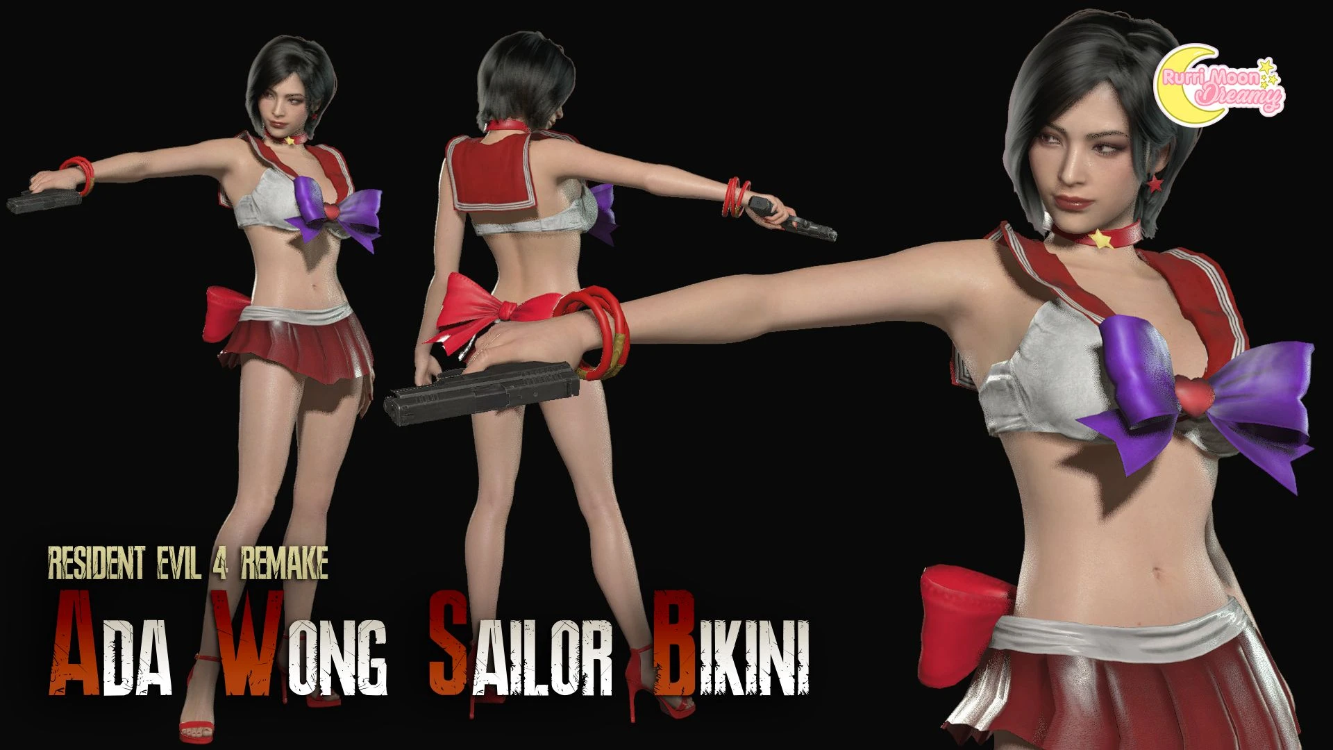 Resident Evil 4 Remake "Пак модов Rurri Moon Dreamy"