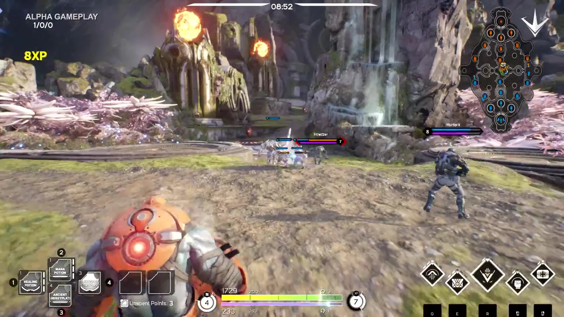 Геймплей Paragon - новой MOBA от Epic Games