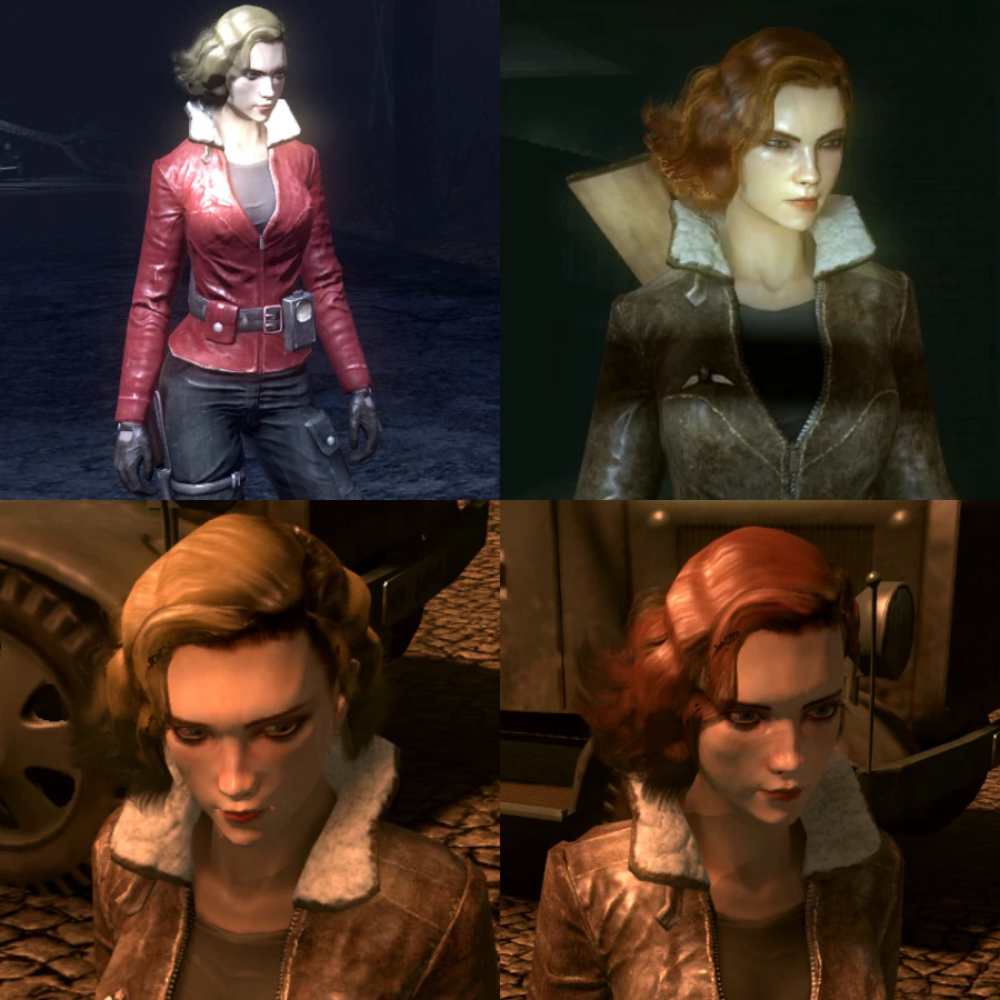 Velvet Assassin "Красная куртка и набор причесок"