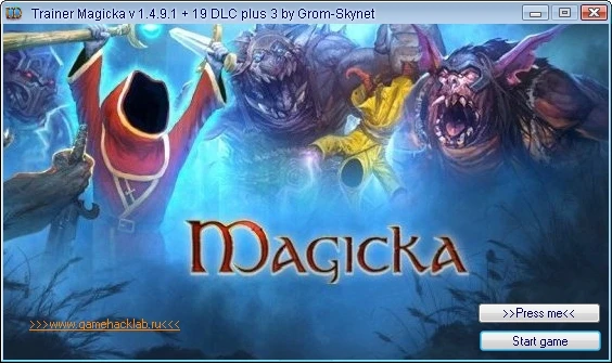 Magicka: Трейнер/Trainer (+3) [1.4.9.1 + 19 DLC] {Grom-Skynet/GHL}