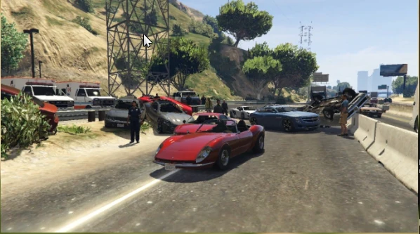 Grand Theft Auto 5 "Insane Car Crash"