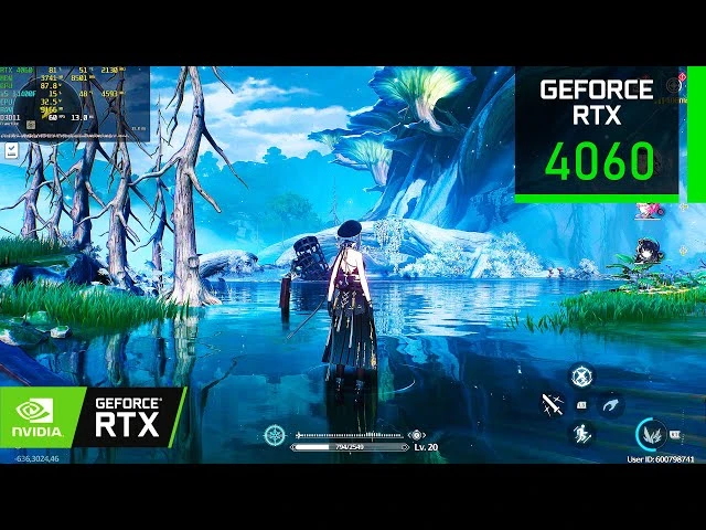 Wuthering Waves на RTX 4060 с максимальными настройками графики и DLSS