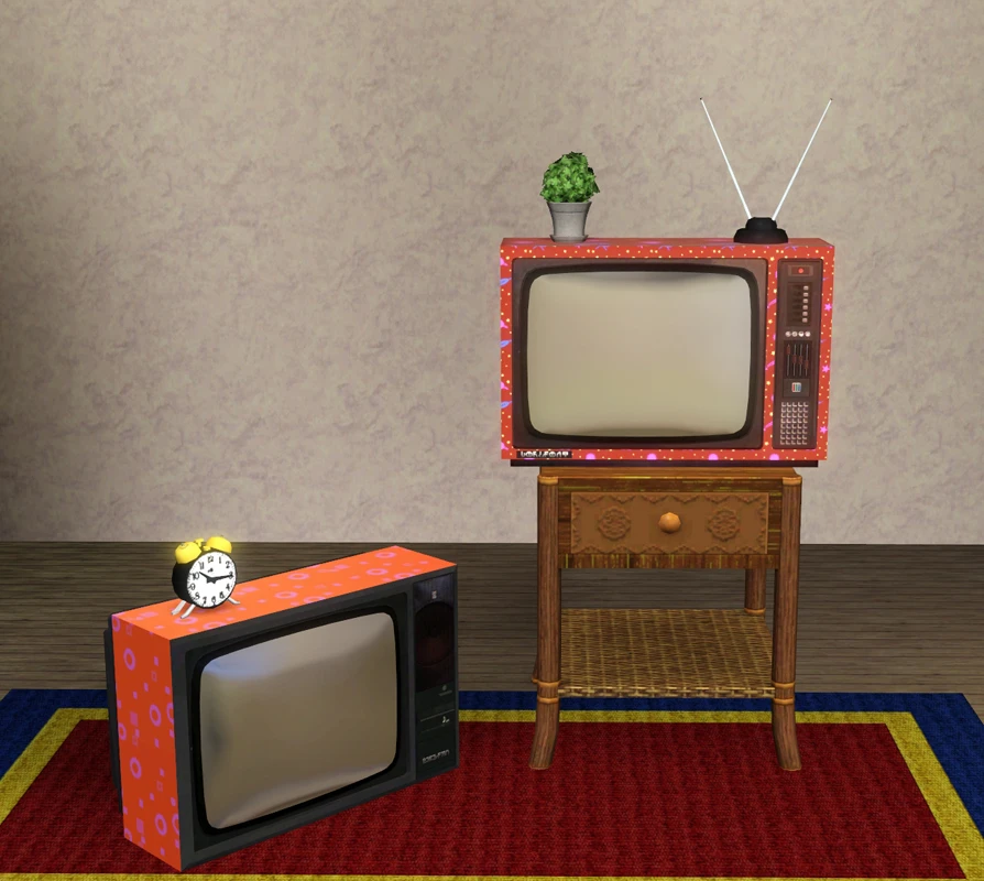 The Sims 3 "Советские телевизоры "Горизонт" и "Березка" (Two retro-TV from Soviet Union)"