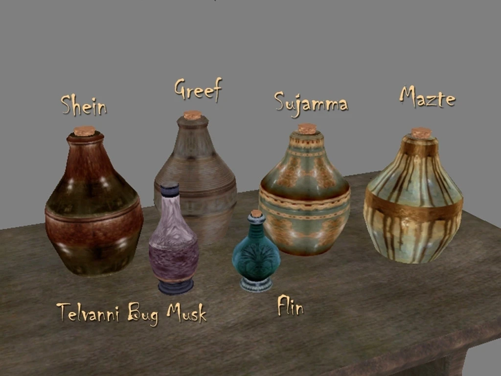 TES 4: Oblivion "Напитки из Морровинда"