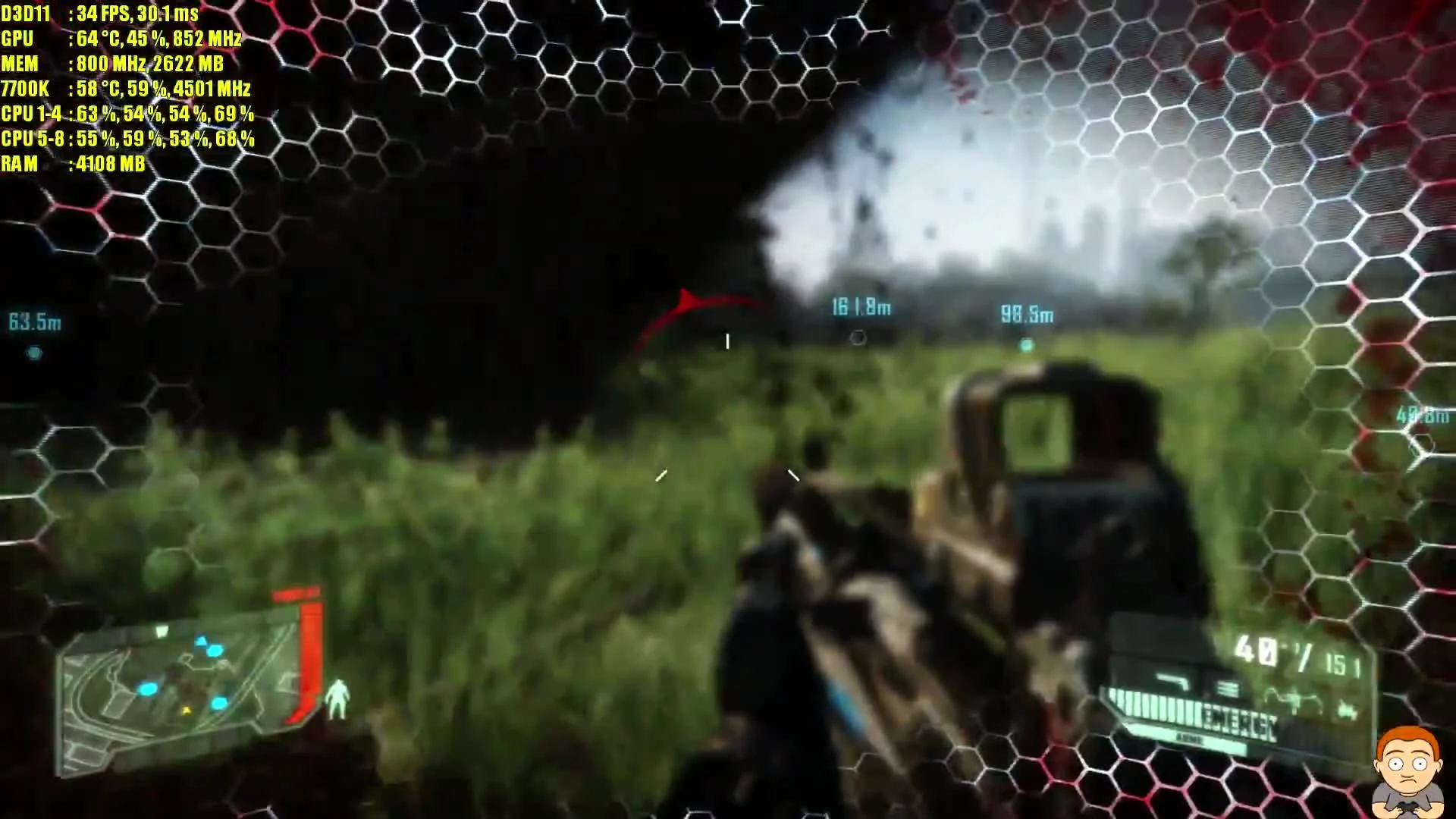 Radeon Vega Frontier не смогла достичь 60FPS в Crysis 3